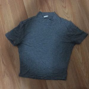 Turtleneck Grey Croptop